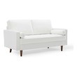 blue gray sectional with chaise Modway Furniture Sofas and Armchairs White