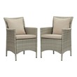 cafeteria chairs Modway Furniture Bar and Dining Light Gray Beige