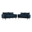 navy blue couch Modway Furniture Sofas and Armchairs Azure
