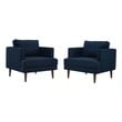 black white chair Modway Furniture Sofas and Armchairs Blue