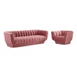 blue velvet sleeper sectional Modway Furniture Sofas and Armchairs Dusty Rose