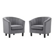 modern designer chairs Modway Furniture Sofas and Armchairs Gray