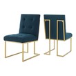 small dining room table with bench Modway Furniture Dining Chairs Gold Azure