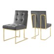 dining stool chairs Modway Furniture Dining Chairs Gold Charcoal