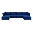 small grey leather sectional Modway Furniture Sofas and Armchairs Navy