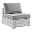 reading chair with ottoman Modway Furniture Bar and Dining Chairs Light Gray Gray
