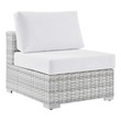 living spaces chaise lounge Modway Furniture Bar and Dining Light Gray White