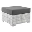 blue upholstered bench with back Modway Furniture Sofa Sectionals Light Gray Charcoal