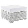storage shoe bench with cushion Modway Furniture Sofa Sectionals Light Gray White