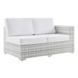 left facing sectional couch Modway Furniture Sofa Sectionals Light Gray White