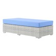 foot bench with storage Modway Furniture Sofa Sectionals Light Gray Light Blue