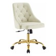 computer chair for home Modway Furniture Office Chairs Gold Ivory