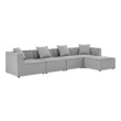 large contemporary sectional sofa Modway Furniture Sofa Sectionals Gray