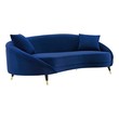 black couch for sale near me Modway Furniture Sofas and Armchairs Navy