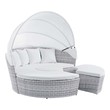 sunbrella garden furniture Modway Furniture Daybeds and Lounges Light Gray White