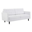 mid century pull out couch Modway Furniture Sofas and Armchairs White