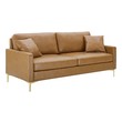 blue sectional with chaise Modway Furniture Sofas and Armchairs Tan