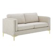 big grey sectional Modway Furniture Sofas and Armchairs Beige