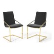 cheap dining room chairs Modway Furniture Dining Chairs Gold Black