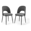 white linen dining chairs Modway Furniture Dining Chairs Black Charcoal
