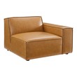 velour sectional sofa Modway Furniture Sofas and Armchairs Tan