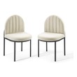 two tone dining table and chairs Modway Furniture Dining Chairs Black Beige