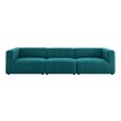 contemporary couches Modway Furniture Sofas and Armchairs Teal