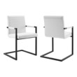 dining table stools set Modway Furniture Dining Chairs White