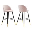 stationary bar stools Modway Furniture Bar and Counter Stools Pink