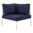 outdoor patio small sectional Modway Furniture Sofa Sectionals White Navy