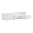 the modern sofa Modway Furniture Sofas and Armchairs White