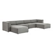 black couch modern Modway Furniture Sofas and Armchairs Gray