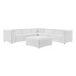 modern blue sectional Modway Furniture Sofas and Armchairs White