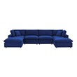 black and grey couch Modway Furniture Sofas and Armchairs Navy