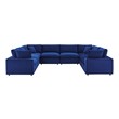 cream colored sectional sofa Modway Furniture Sofas and Armchairs Navy