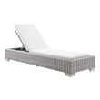 patio sectionals Modway Furniture Daybeds and Lounges Light Gray White