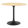 contemporary dining room sets for 6 Modway Furniture Bar and Dining Tables Black Natural