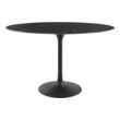extendable dining table set for 4 Modway Furniture Bar and Dining Tables Black Black