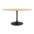 grey dining table set for 6 Modway Furniture Bar and Dining Tables Black Natural