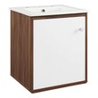 bathroom cabinets suppliers Modway Furniture Vanities Walnut White