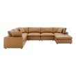 small l sectional sofa Modway Furniture Sofas and Armchairs Tan