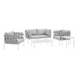 patio cushion for chairs Modway Furniture Sofa Sectionals Gray Gray