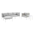 l shaped patio sofa Modway Furniture Sofa Sectionals Taupe Gray