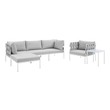 outdoor sectional sofa cover Modway Furniture Sofa Sectionals Gray Gray