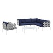 best buy sectional sofa Modway Furniture Sofa Sectionals Gray Navy