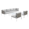 leather couches on sale Modway Furniture Sofa Sectionals Taupe Gray