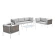 gray outdoor sofa Modway Furniture Sofa Sectionals Tan Gray