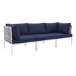 black velvet sectional couch Modway Furniture Sofa Sectionals Taupe Navy