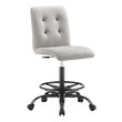 office chair with wheels price Modway Furniture Office Chairs Black Light Gray