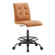 tall computer chairs Modway Furniture Office Chairs Black Tan